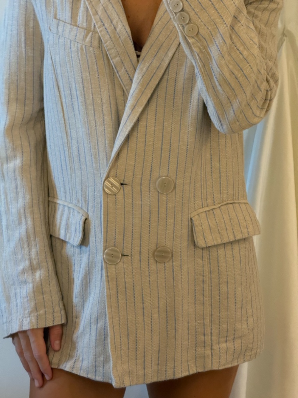 Linen Blend Jacket / Blazer